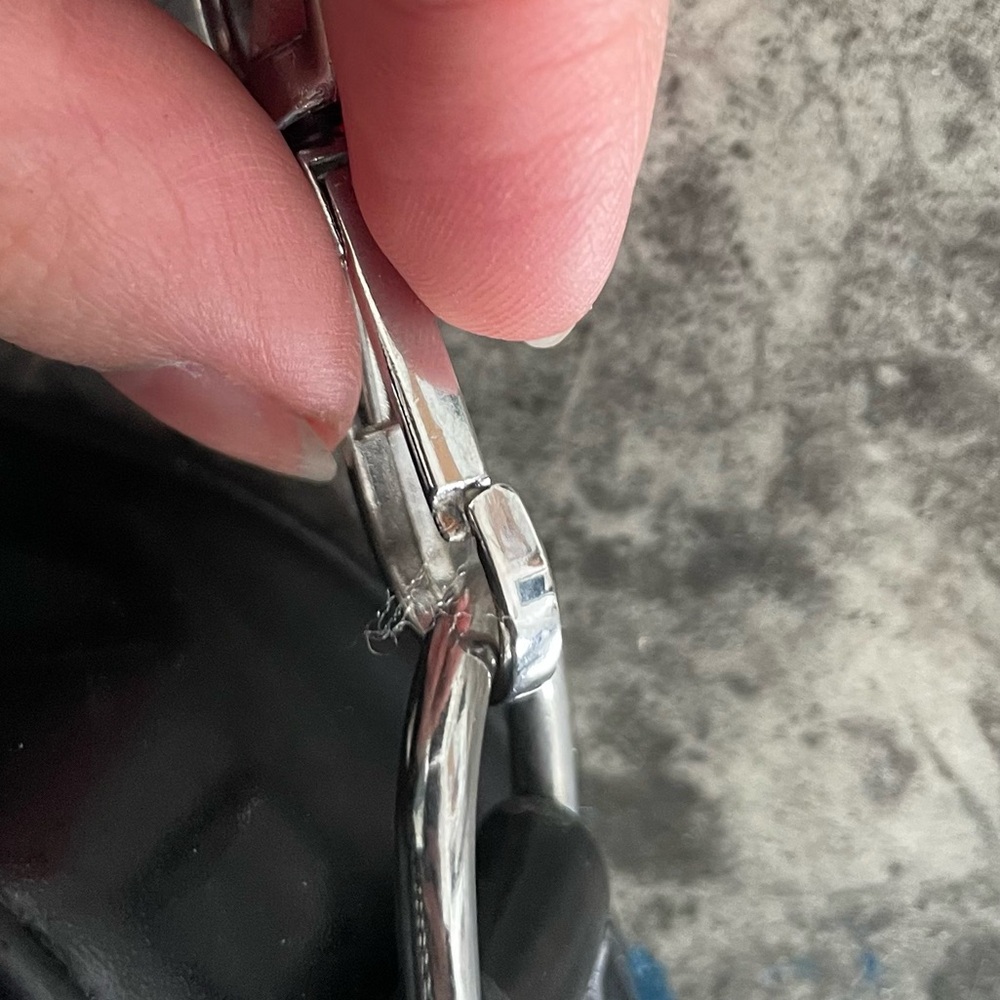 (Fake) Razor Blade Leather Chain Heart Bag - Picture 13 of 16